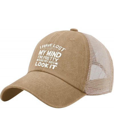 I Have Lost My Mind Kids Took It Mothers Day Mom Women Baseball Cap Baseball Hats for Men AllBlack Custom Hat Gifts Pigment K...