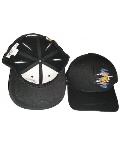 Pigtail Ponytail Hat 2.0 Black W/ Art $16.17 Baseball Caps