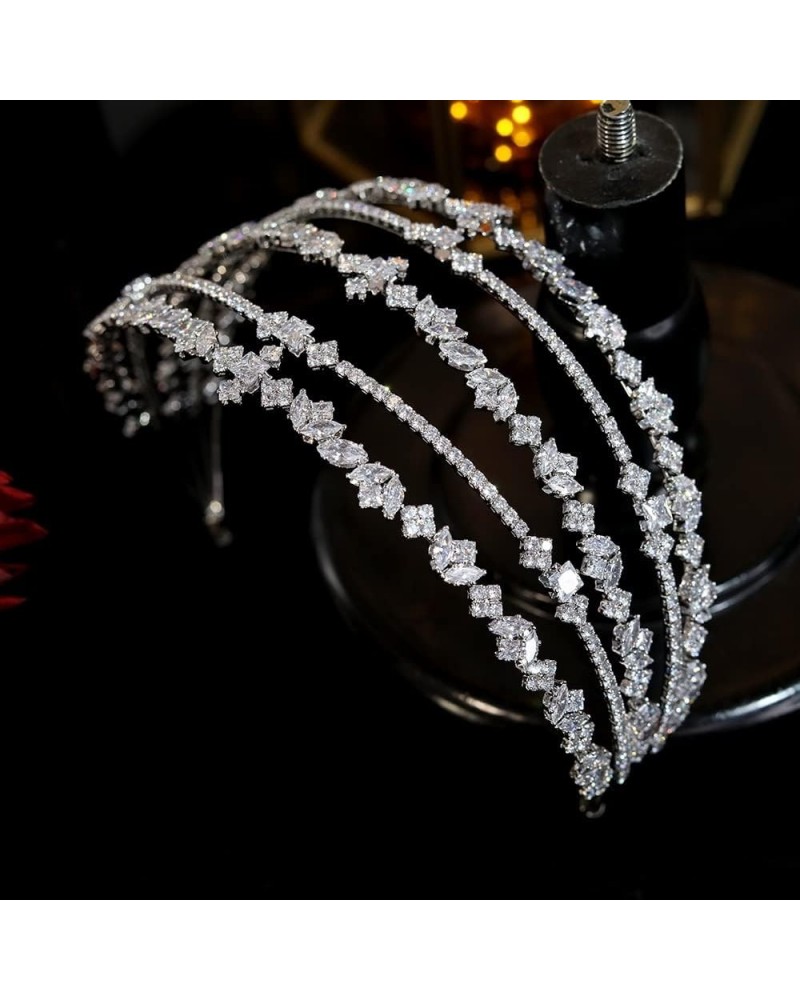 hair jewelry crown tiaras for women Tiaras Wedding Hair Accessories Bridal Hair Band Headdress Princess Birthday Crown Headdr...