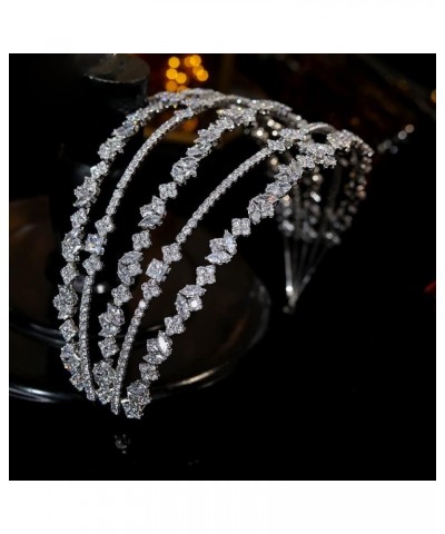 hair jewelry crown tiaras for women Tiaras Wedding Hair Accessories Bridal Hair Band Headdress Princess Birthday Crown Headdr...