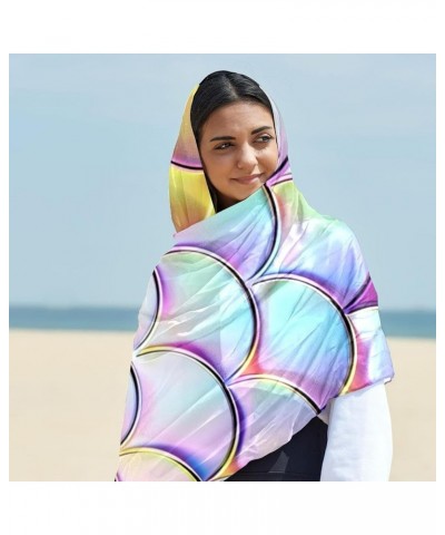 Scarf for Women,Womens Scarves,Silk Hair Head Wrap Scarf Owe8m7gd $13.74 Scarves