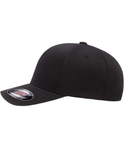 2010-14 Ford Mustang Hardtop Classic Outline Design Flexfit 6277 Athletic Baseball Fitted Hat Cap Black $16.17 Baseball Caps