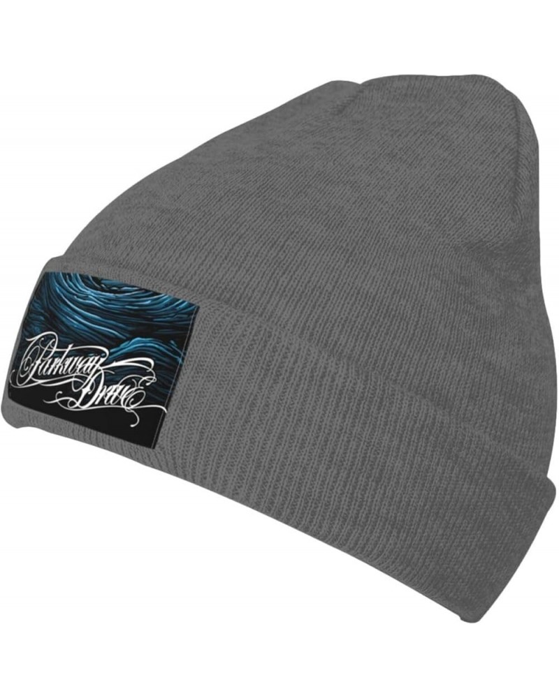 Parkway Drive Beanie Hats for Men Women Warm Knit Hat Skull Cap Knitted Hip Hop Hats Black Deep Heather $14.09 Skullies & Bea...