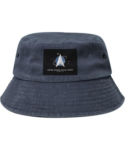 Flag of The United States Space Force Bucket Hat for Women Men Summer Travel Sun Hat Outdoor Cap Funny Bucket Hats Navy Blue ...