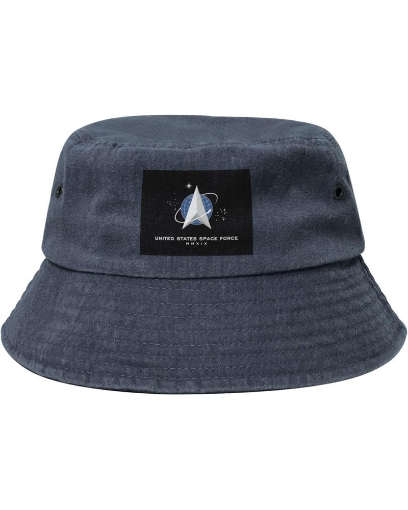 Flag of The United States Space Force Bucket Hat for Women Men Summer Travel Sun Hat Outdoor Cap Funny Bucket Hats Navy Blue ...