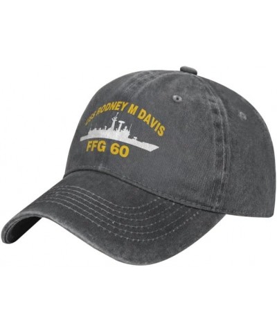 USS Rodney M Davis FFG 60 Flag Baseball Caps Denim Hats Cowboy Knit hat Fisherman's hat Deep Heather $17.89 Baseball Caps