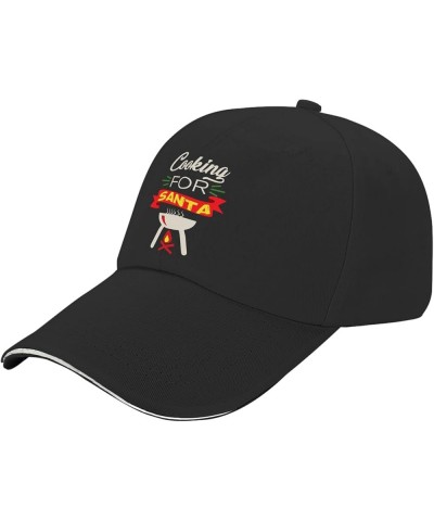 Cooking for Santa Golf Hat Daddy Hat AllBlack Golf Hat Gifts for Her Outdoor Hat Allblack $11.32 Baseball Caps