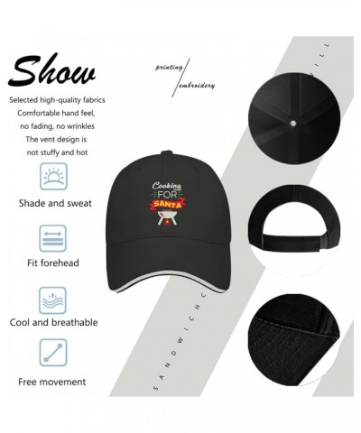 Cooking for Santa Golf Hat Daddy Hat AllBlack Golf Hat Gifts for Her Outdoor Hat Allblack $11.32 Baseball Caps