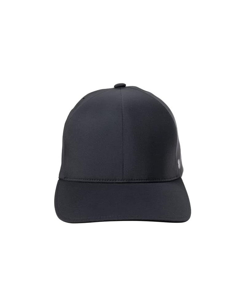 Lady Seamless 2 Women's Black hat with Silver Clover Applique Black Mesh Slider Adjustable $17.82 Baseball Caps