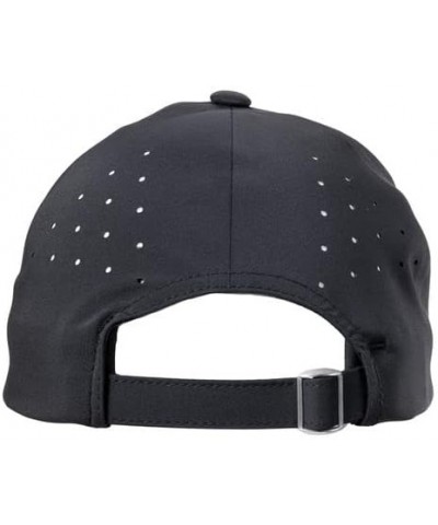 Lady Seamless 2 Women's Black hat with Silver Clover Applique Black Mesh Slider Adjustable $17.82 Baseball Caps