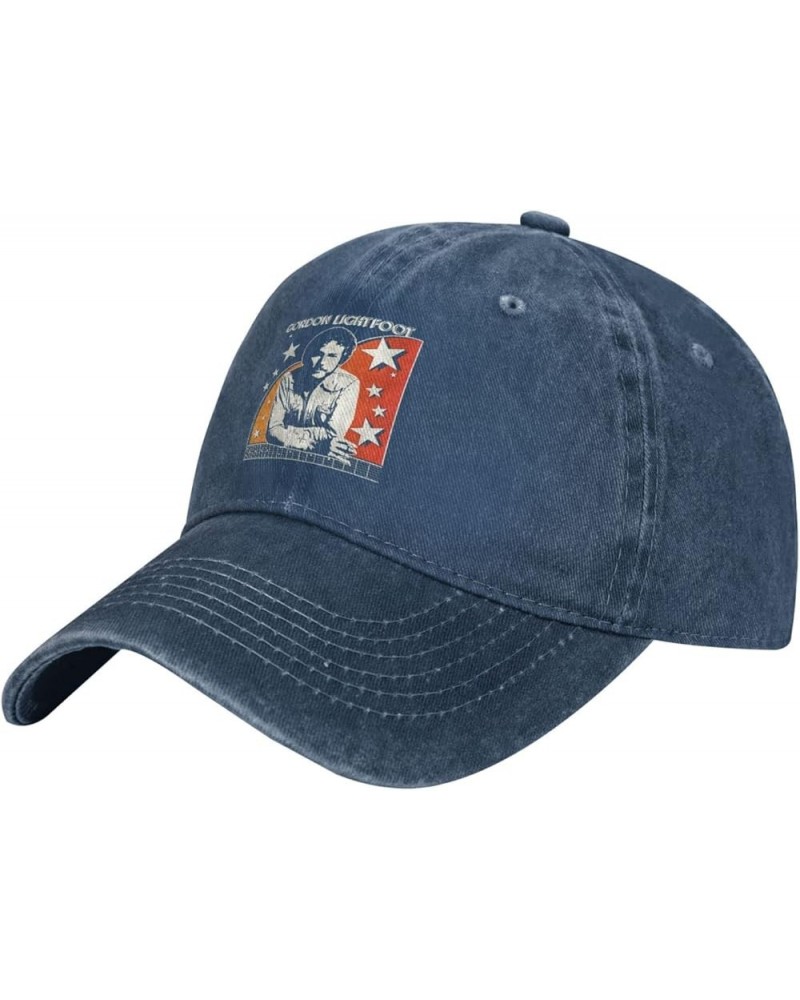 Denim Washed Baseball Cap Vintage Hats Adjustable Trucker Hat for Men Women Black Navy Blue $11.79 Baseball Caps