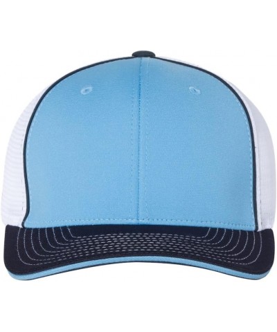 Richardson Unisex 172 Trucker Pulse Sportmesh R-Flex Baseball Cap Columbia Blue-white-navy Tri $10.54 Baseball Caps