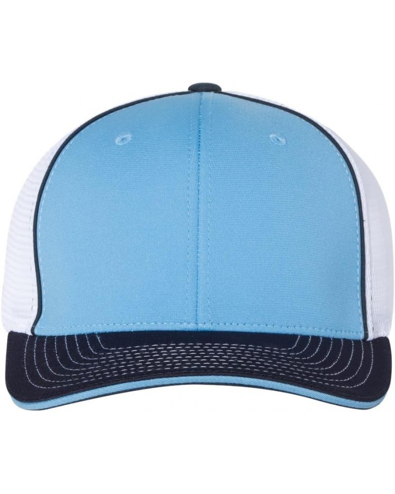 Richardson Unisex 172 Trucker Pulse Sportmesh R-Flex Baseball Cap Columbia Blue-white-navy Tri $10.54 Baseball Caps