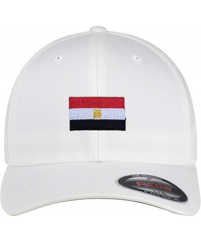 Flexfit Egypt Flag Embroidered Baseball Cap Country Flag Series White $13.44 Baseball Caps