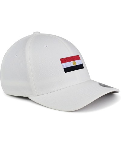 Flexfit Egypt Flag Embroidered Baseball Cap Country Flag Series White $13.44 Baseball Caps