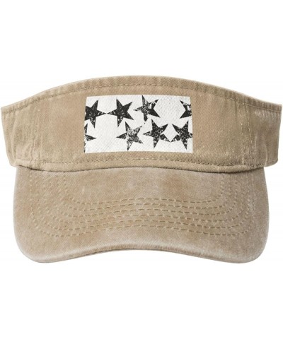 Star Adult Sunscreen Hat, Summer Sunshade with an Open Top Design,Golf Visors for Men,Fishing-Hats Natural $14.53 Visors