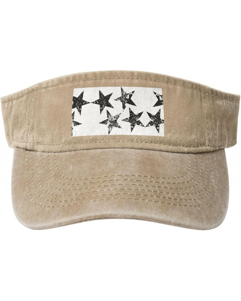 Star Adult Sunscreen Hat, Summer Sunshade with an Open Top Design,Golf Visors for Men,Fishing-Hats Natural $14.53 Visors