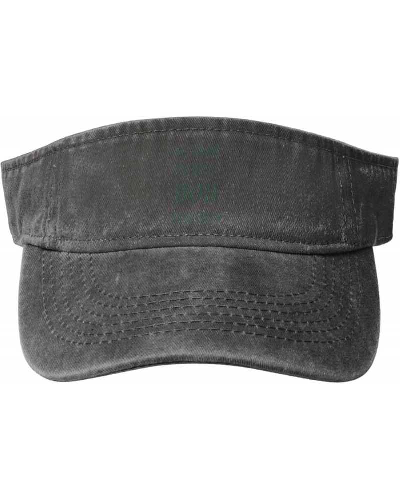 Im Bob Doing Bob Things Sports Sun Visor Hat for Men Women,Empty Top Sun Hats Topless Cap,Black Deep Heather $10.21 Visors