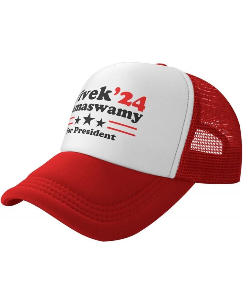 Vivek Ramaswamy for President 2024 Unisex Baseball Hat Retro Dad Hat Adjustable Red $9.40 Baseball Caps