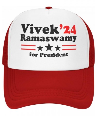 Vivek Ramaswamy for President 2024 Unisex Baseball Hat Retro Dad Hat Adjustable Red $9.40 Baseball Caps