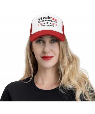 Vivek Ramaswamy for President 2024 Unisex Baseball Hat Retro Dad Hat Adjustable Red $9.40 Baseball Caps