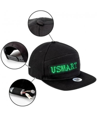 LED Message Cap - Black $19.85 Baseball Caps