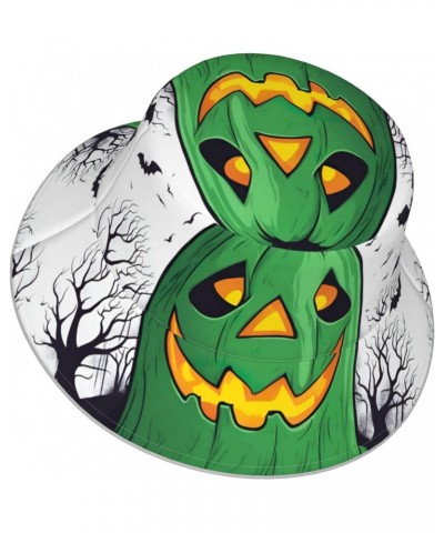 Green Ghost Horror Halloween Pumpkin Print Fisherman's Cap Fashionable Hat Fisherman Hats Sun Hats for Fishing, Cap $12.79 Su...