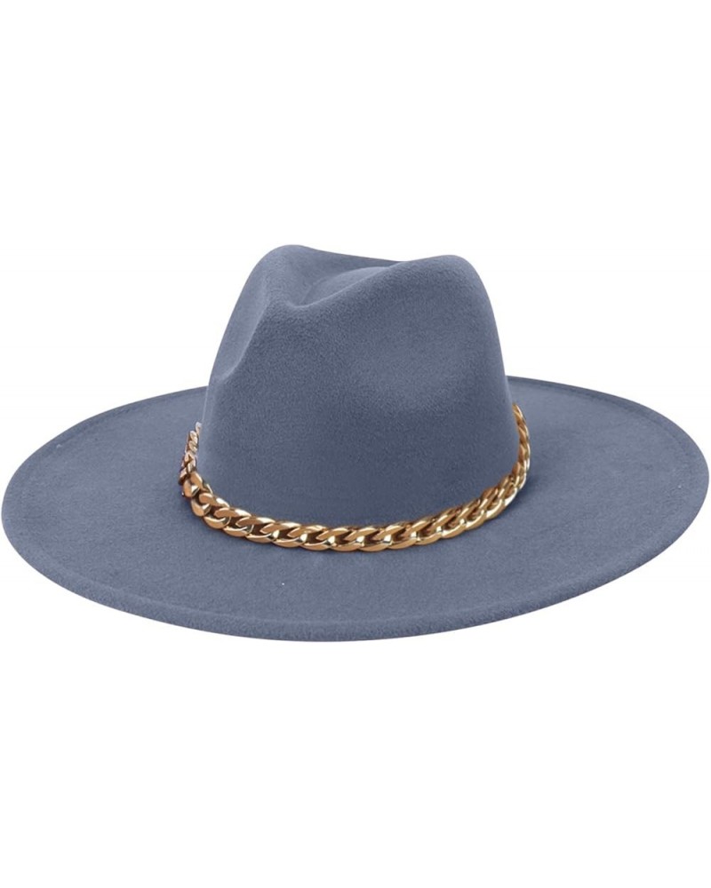 Fashionable Fedora Fedoras Men Wide for Women Dress Hat Women's and Hats Baseball Caps Running Visor B-navy $10.07 Sun Hats