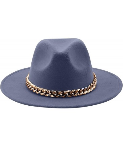 Fashionable Fedora Fedoras Men Wide for Women Dress Hat Women's and Hats Baseball Caps Running Visor B-navy $10.07 Sun Hats