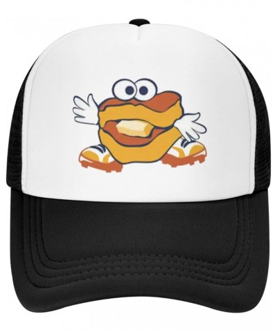 Montgomery Biscuits Breathable Mesh Hat with Team Logo Fashion Trucker Hats Adjustable Baseball Cap Black $13.99 Baseball Caps