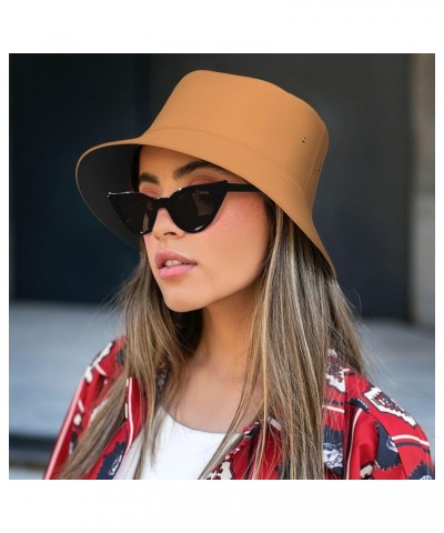 Custom Hat Personalized Bucket Hats Add Your Text Photo Logo Unisex Fisherman Cap Multiple Colors Sandybrown $10.91 Baseball ...