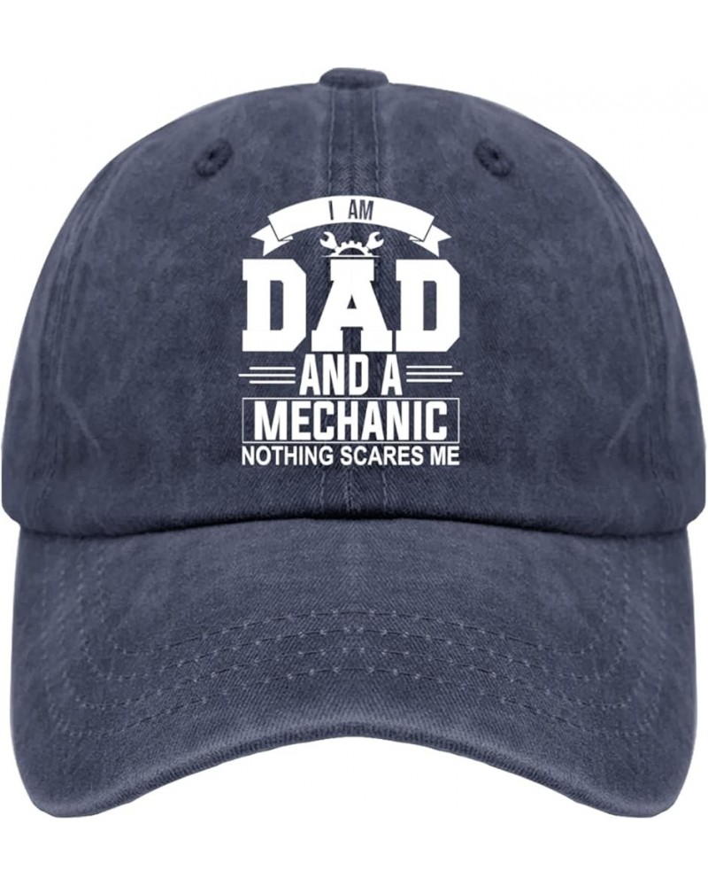 I am dads Baseball Cap Funny Golf hat Cyan Blue Womens Trucker hat Gifts for Son Cool Hat Navy Blue $11.59 Sun Hats