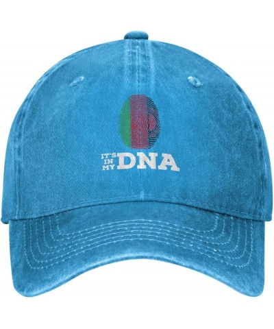 Malawi It's in My DNA Baseball Cap for Men Women Hats Adjustable Vintage Cowboy Hat Blue $10.92 Cowboy Hats