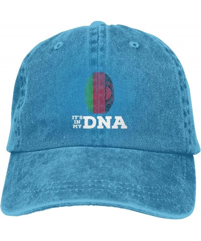 Malawi It's in My DNA Baseball Cap for Men Women Hats Adjustable Vintage Cowboy Hat Blue $10.92 Cowboy Hats