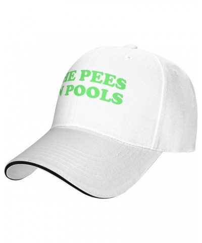 She Pees in Pools Baseball Cap Adjustable Vintage Dad Hat for Men Women,Black $24.20 Baseball Caps