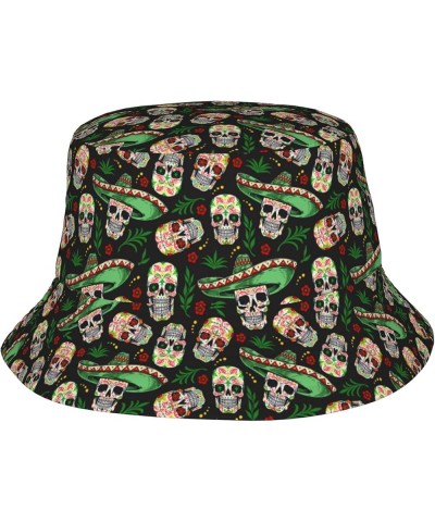 Unisex Bucket Hat Summer Travel Beach Sun Hat Wide Brim Fisherman Cap Design (256) $9.23 Sun Hats