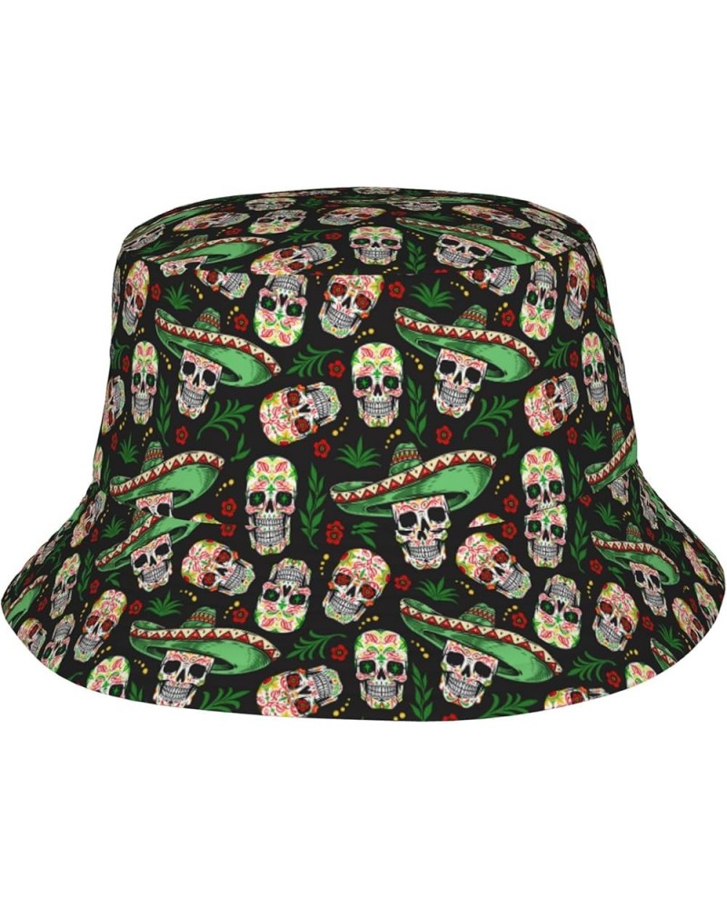 Unisex Bucket Hat Summer Travel Beach Sun Hat Wide Brim Fisherman Cap Design (256) $9.23 Sun Hats