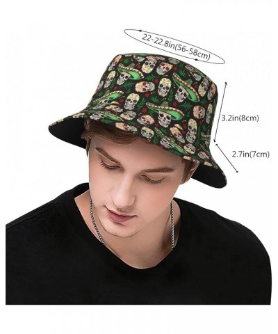 Unisex Bucket Hat Summer Travel Beach Sun Hat Wide Brim Fisherman Cap Design (256) $9.23 Sun Hats