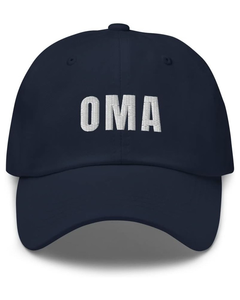 Oma Hat Grandma in German Germany Grandmother Dad Cap Embroidered Dad Hat Baseball Cap Adjustable Strap Navy $21.79 Baseball ...