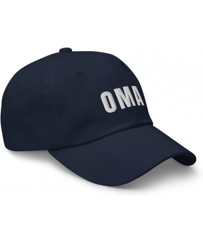 Oma Hat Grandma in German Germany Grandmother Dad Cap Embroidered Dad Hat Baseball Cap Adjustable Strap Navy $21.79 Baseball ...