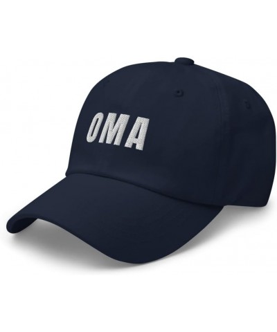 Oma Hat Grandma in German Germany Grandmother Dad Cap Embroidered Dad Hat Baseball Cap Adjustable Strap Navy $21.79 Baseball ...