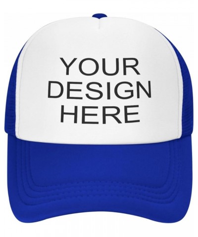 Custom hat Logo Hats for Women Men's Hats & caps Custom Gifts 005-blue $4.15 Baseball Caps