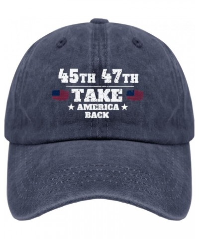 Funny hat Hats 45 47 Make America Great Again Hat for Men Cowboy hat Funny Summer Hat Gifts for Daughter Navy Blue $8.08 Base...