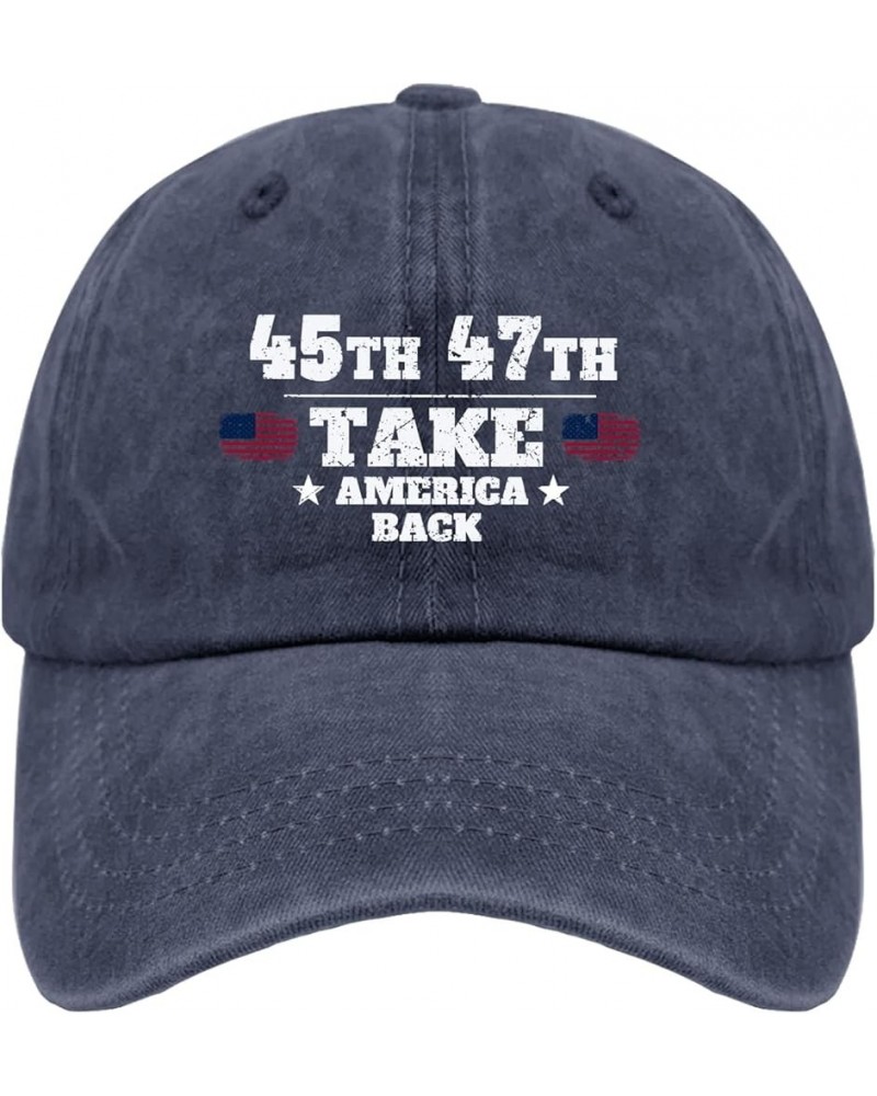 Funny hat Hats 45 47 Make America Great Again Hat for Men Cowboy hat Funny Summer Hat Gifts for Daughter Navy Blue $8.08 Base...