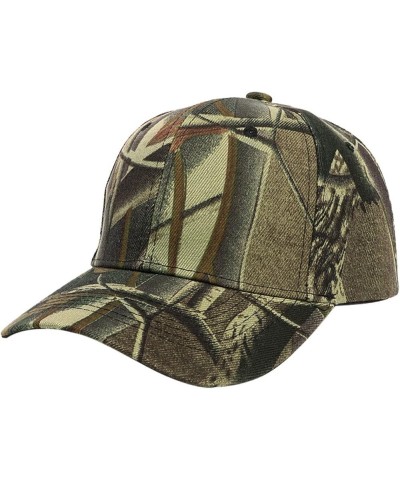 Camo Baseball Cap Men Women Hip Hop Dad Hat Baseball Hat Trucker Cap for Outdoor Sports Hat Black Brown $6.83 Baseball Caps