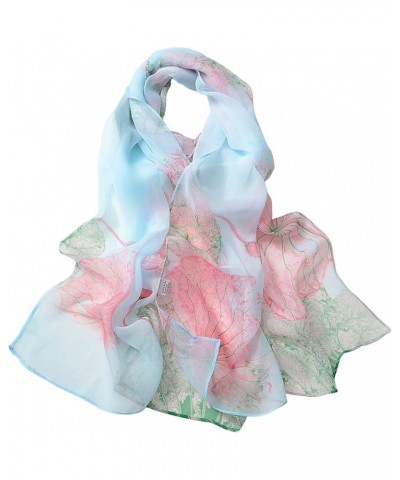 Fashion Women Lightweight Print Floral Pattern Scarf Shawl Fashion Scarves Shawls And Wraps Rectangle Scarves Women A1-light ...