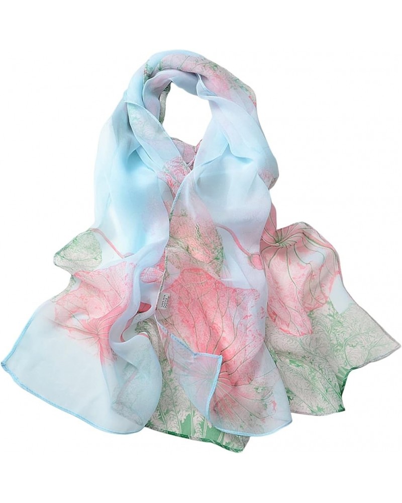 Fashion Women Lightweight Print Floral Pattern Scarf Shawl Fashion Scarves Shawls And Wraps Rectangle Scarves Women A1-light ...