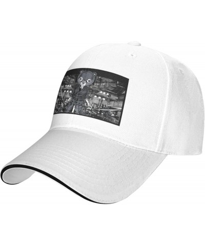 Anime Afro Samurai Sport Casual Sandwich Outdoor Baseball Cap Man Cap face Small Sunscreen Female Sun Visor White $16.31 Sun ...