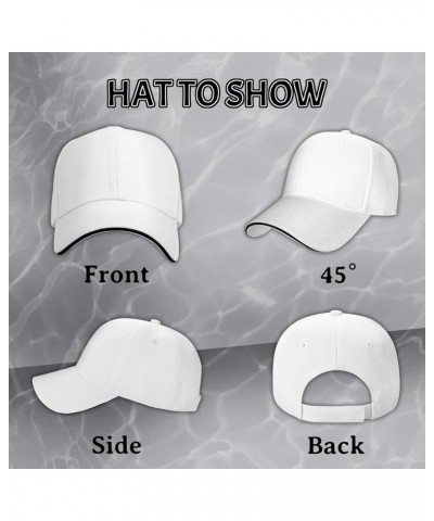 Custom Baseball Cap Bulk Custom Trucker Hats for Men Women,Design Your Own Baseball Hat 8-white $7.63 Sun Hats