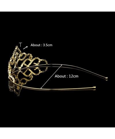 hair jewelry crown tiaras for women European and American bridal crown tiara princess girl birthday crown ladies hair band rh...